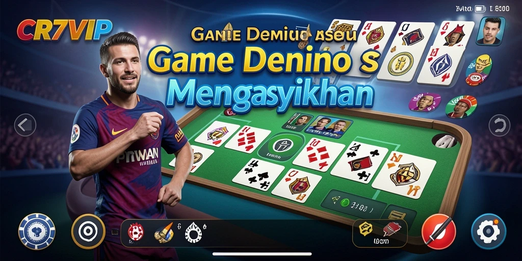 Screenshot gameplay CR7VIP yang menampilkan aksi seru Domino.